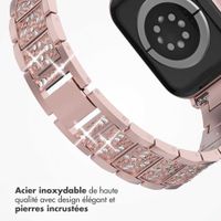 Selencia Bracelet à maillons scintillants Apple Watch | 38/40/41/42 mm - Rose