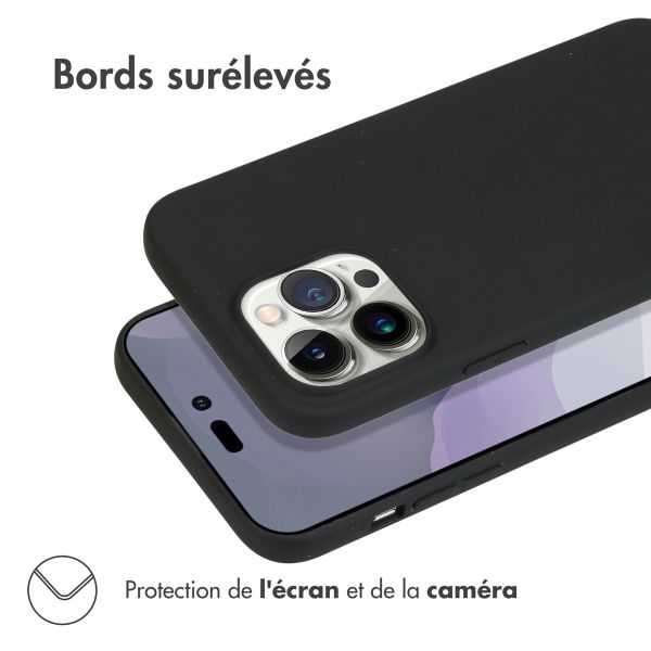 imoshion Coque Couleur Apple iPhone 14 Pro Max - Noir