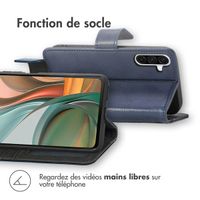 imoshion Étui de télephone portefeuille de luxe Samsung Galaxy A36 - Bleu foncé