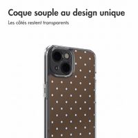 imoshion Coque Design Apple iPhone 14 - Polka Dot Bruin