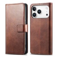imoshion Étui de télephone portefeuille de luxe Apple iPhone 18 Pro Max / 17 Pro Max - Marron foncé
