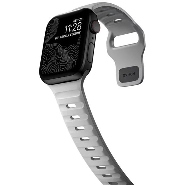 Nomad Bracelet Sport FKM Apple Watch | 38/40/41/42 mm - Lunar Gray