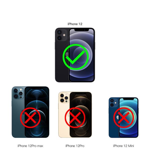 Redpepper Coque imperméable Dot Plus Apple iPhone 12 - Noir