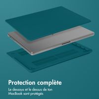 imoshion Coque rigide Apple MacBook Air 13 pouces (2018-2020) - Petrol Green