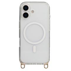 Selencia Coque arrière Rivièra MagSafe avec crochets amovibles Apple iPhone 16 - Transparent