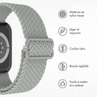 imoshion Bracelet nylon tissé Apple Watch | 44/45/46/49 mm - Gris