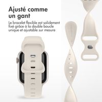imoshion Bracelet en silicone⁺ Apple Watch | 38/40/41/42 mm - Taille S/M - Starlight