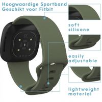 imoshion Bracelet silicone Fitbit Versa 4/ 3 / Sense (2) - Vert