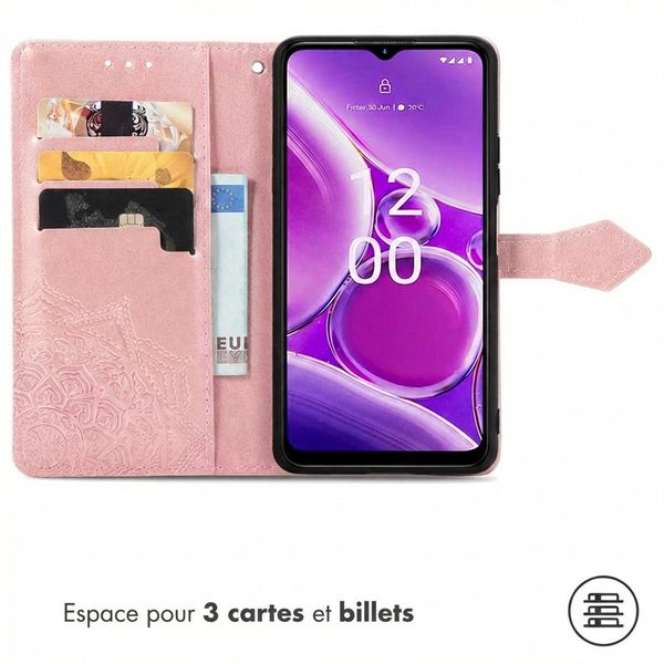 imoshion Etui de télephone Mandala Nokia G42 - Rose Doré