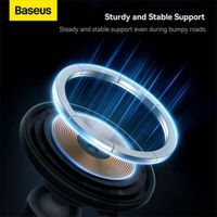 Baseus CW01 Magnetic Car mount - Support de téléphone de voiture - Grille de ventilation - Magnetique et MagSafe - Chargeur sans fil - Noir