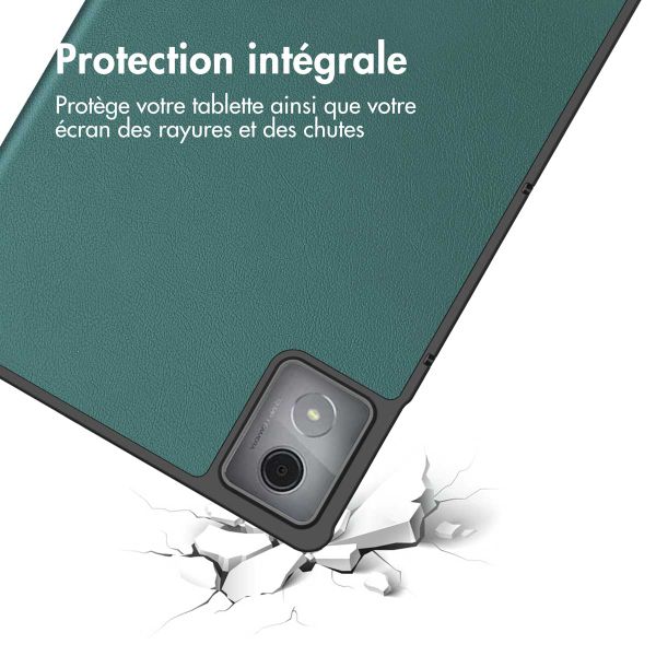 imoshion Coque tablette Trifold Lenovo Tab K11 Plus - Vert foncé