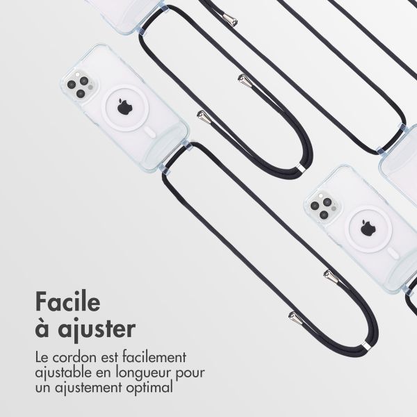 imoshion Coque MagSafe avec cordon amovible Apple iPhone 12 Pro Max - Transparent