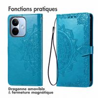 imoshion Etui de télephone Mandala Xiaomi Redmi Note 17 Pro Max - Turquoise