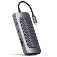 Satechi Adaptateur USB-C Multiport MX - Station d’accueil - Hub USB-C pour ordinateur portable - Space Gray