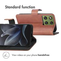 imoshion Étui de télephone portefeuille de luxe Motorola Edge 70 - Marron