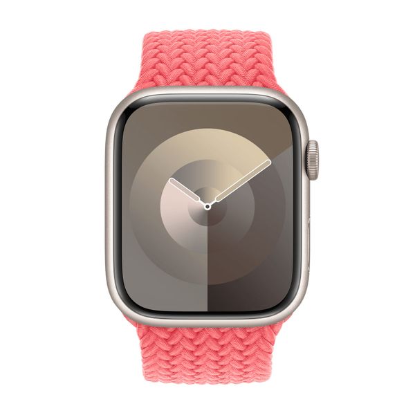 Apple Bracelet Solo tressé Apple Watch | 38/40/41/42 mm - Taille 5 - Guava