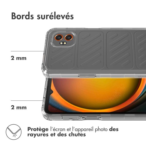 Accezz Coque Xtreme Impact Samsung Galaxy Xcover 7 Pro - Transparent