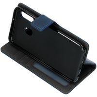 imoshion Étui de télephone portefeuille de luxe Samsung Galaxy A40 - Bleu foncé