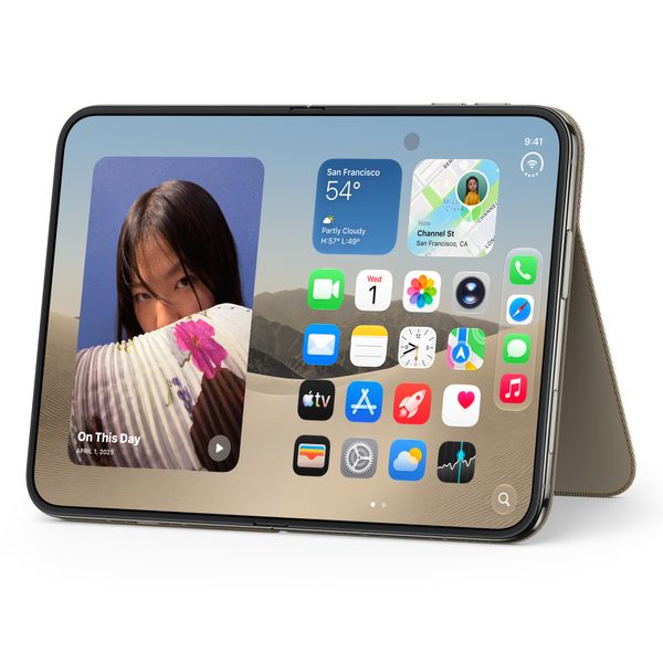 Apple Folio avec support Apple iPhone Duo - Taupe