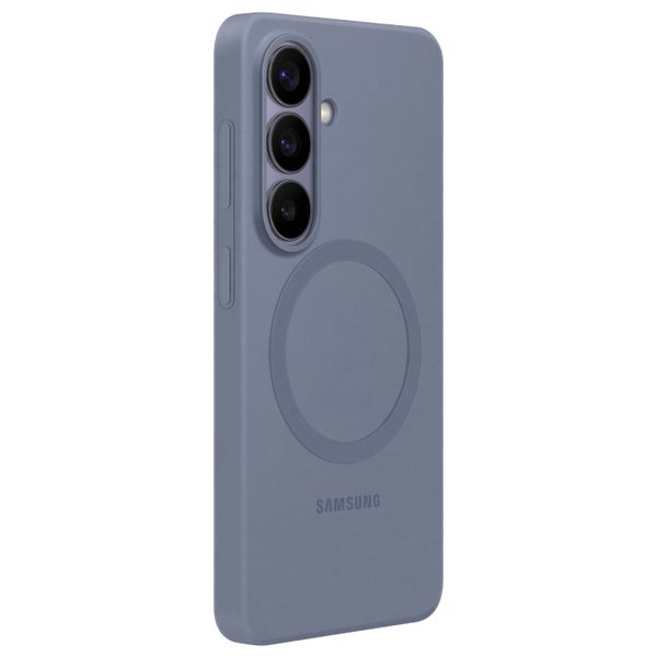 Samsung Coque arrière magnétique en silicone Samsung Galaxy S26 - Blue Violet