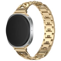 Selencia Bracelet Chain Samsung Galaxy Watch 9 (40/44mm) / Watch 8 (40/44mm) / Classic (46mm) - Doré
