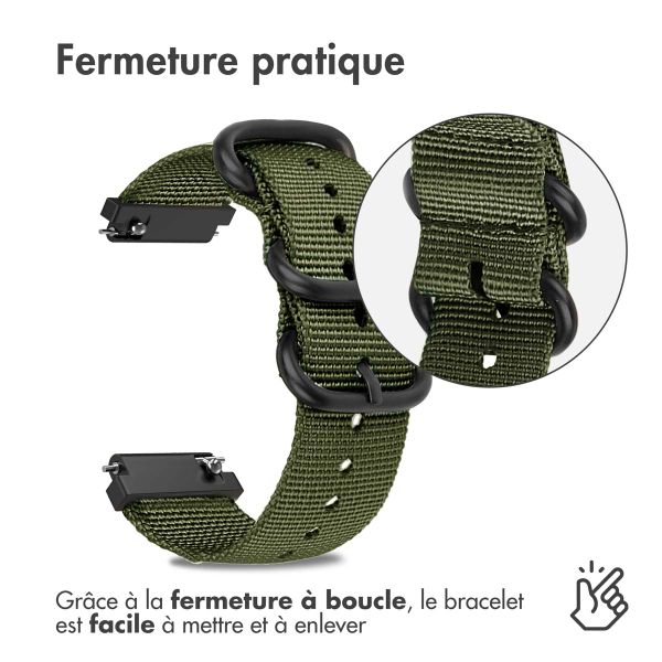 imoshion Bracelet robuste en nylon  - Connexion universelle 20 mm - Vert
