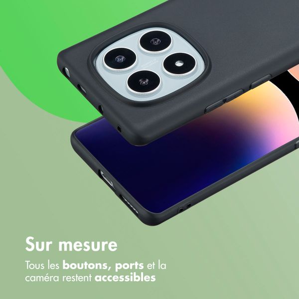 imoshion Coque Couleur Xiaomi Redmi Note 14 Pro (5G) - Noir