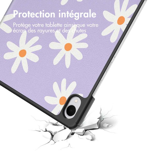 imoshion Coque tablette Design Trifold Samsung Galaxy Tab S11 - Flowers Distance