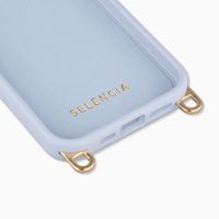 Selencia Coque arrière Rivièra avec MagSafe avec crochets amovibles Apple iPhone 17e / 16e - Powder Blue