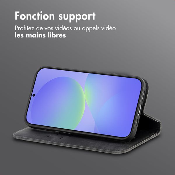 imoshion Étui de téléphone portefeuille Slim Samsung Galaxy A37 (5G) - Noir