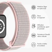 imoshion Bracelet en nylon Apple Watch | 38/40/41/42 mm - Sand Pink