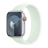 Apple Bracelet Boucle unique en Silicone Apple Watch | 38/40/41/42 mm - Taille 3 - Soft Mint