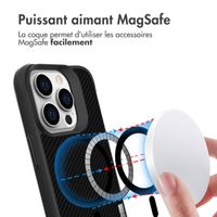 imoshion Rugged Hybrid Carbon Case avec MagSafe Apple iPhone 14 Pro - Noir