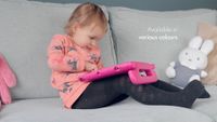 imoshion Coque kidsproof avec poignée Samsung Galaxy Tab A11 Plus / A9 Plus - Rose clair