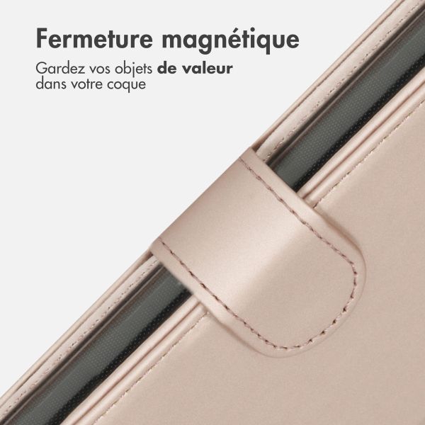 Accezz Étui de télephone Wallet Samsung Galaxy S21 Plus - Doré