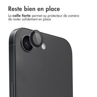 imoshion Lot de 2 protections d'objectif de caméra pour Apple iPhone 17e / 16e - Noir