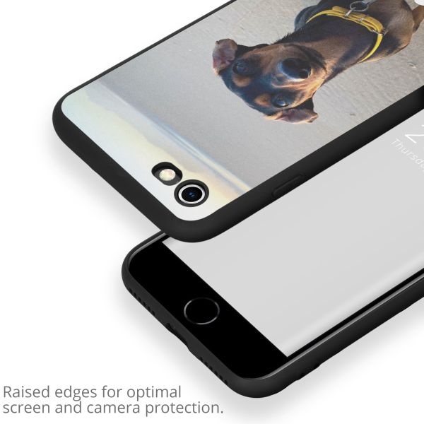 Concevez votre propre coque en gel Apple iPhone SE (2022 / 2020) / 8 / 7 / 6(s) - Noir