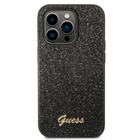 Guess Coque Glitter Flakes Apple iPhone 14 Pro Max - Noir