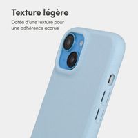 imoshion Coque arrière Texture Apple iPhone 14 / 13 - Bleu clair