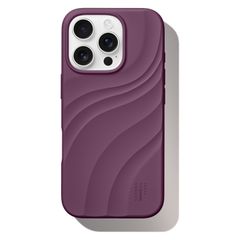 iDeal of Sweden Coque Soft Swirl Silicone MagSafe Apple iPhone 16 Pro - Velvet Plum