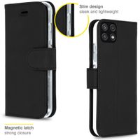 Accezz Étui de télephone Wallet Samsung Galaxy A22 (5G) - Noir