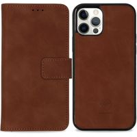 imoshion Etui de télephone luxe 2-en-1 amovible Apple iPhone 12 (Pro) - Marron