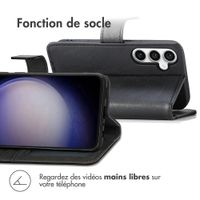 imoshion Étui de télephone portefeuille de luxe Samsung Galaxy S23 FE - Noir