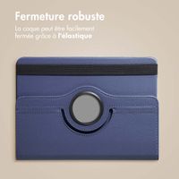 imoshion Coque tablette rotatif à 360° Samsung Galaxy Tab S10 Ultra / Tab S9 Ultra - Bleu foncé