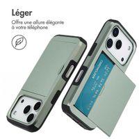 imoshion Coque arrière avec porte-cartes Apple iPhone 18 Pro / 17 Pro - Vert