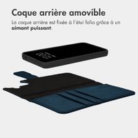 imoshion Étui portefeuille luxe 2-en-1 amovible Samsung Galaxy A55 - Bleu
