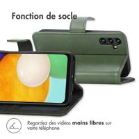 imoshion Étui de télephone portefeuille de luxe Samsung Galaxy A13 (5G) / A04s - Vert