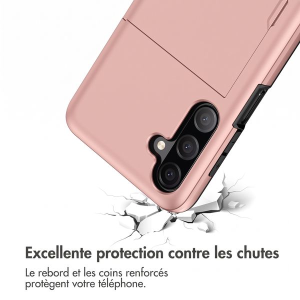 imoshion Coque arrière avec porte-cartes Samsung Galaxy A18 (4G) - Rose Gold