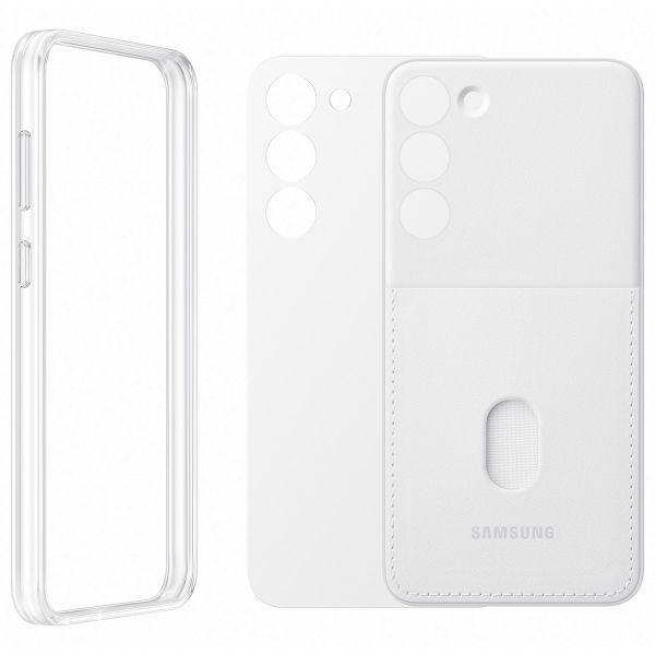 Samsung Original Coque Frame Samsung Galaxy S23 Plus - Blanc