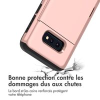 imoshion Coque arrière avec porte-cartes Samsung Galaxy S10e - Rose Doré